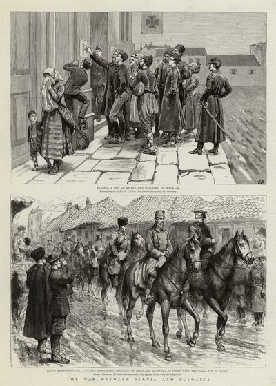 The War between Servia and Bulgaria by Frederic Villiers